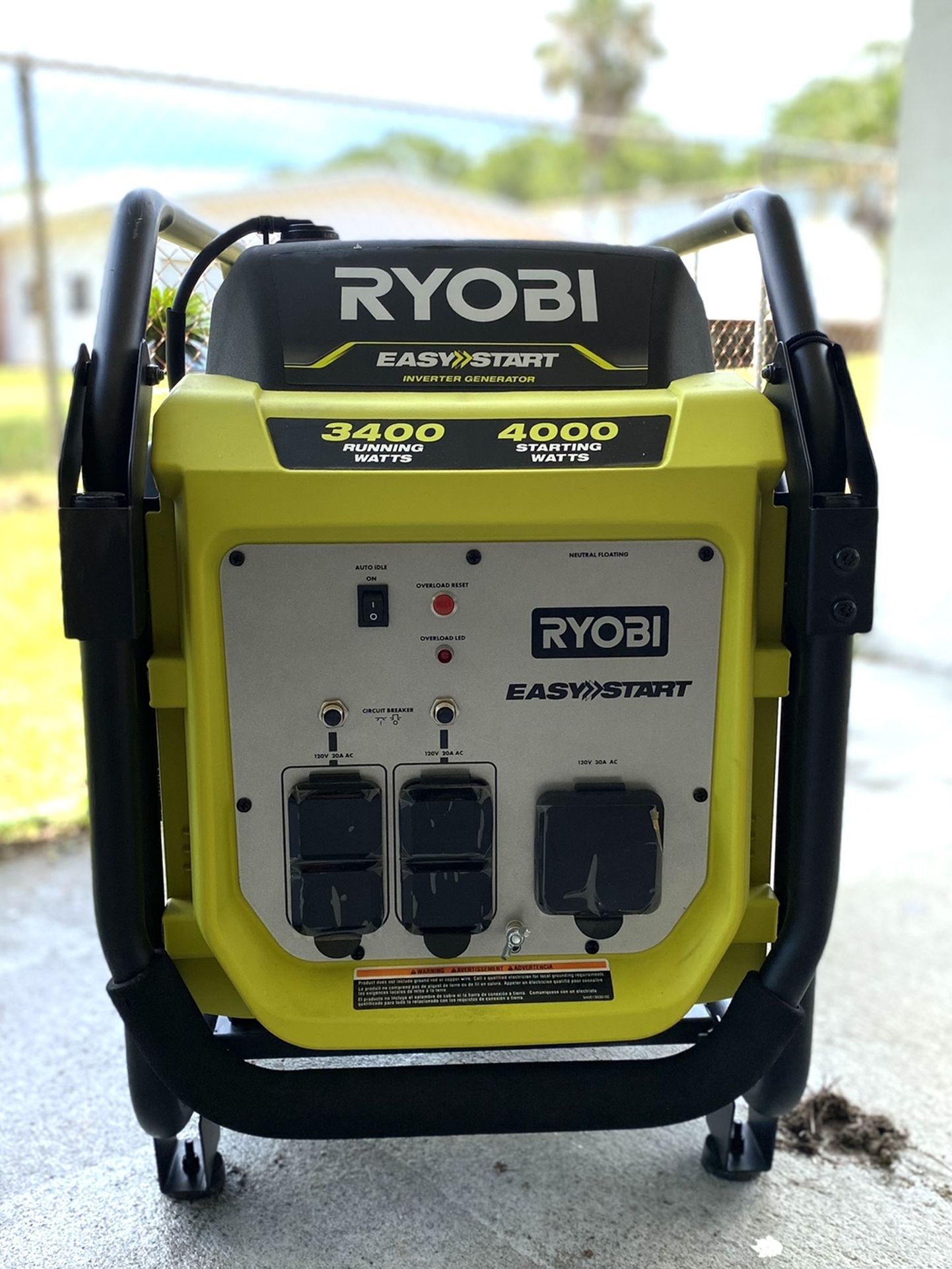 Ryobi 4000 Watt Generator Inverter