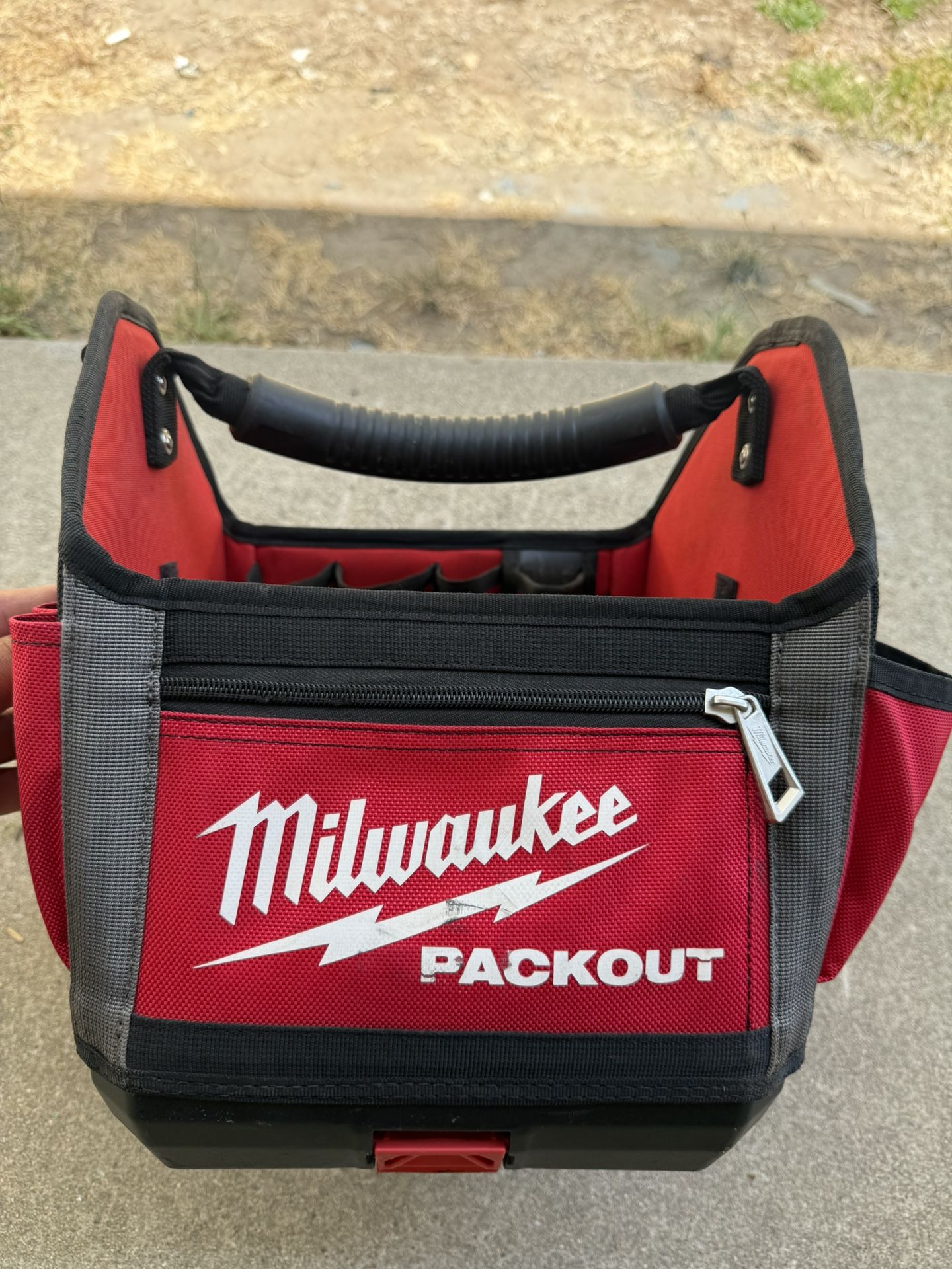 Milwaukee M18 And M12 Bluetooth Speaker And Milwaukee Packout Bag