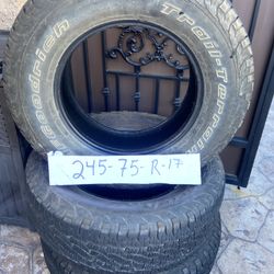 245. 75. R 17 3 Tire