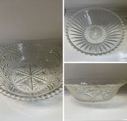 Glass Fruit Salad Bowl
