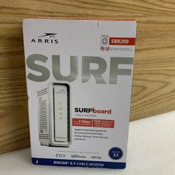 ARRIS SB8200-BR - Cable Modem Fast DOCSIS 3.1 32X8 Gigabit WiFi