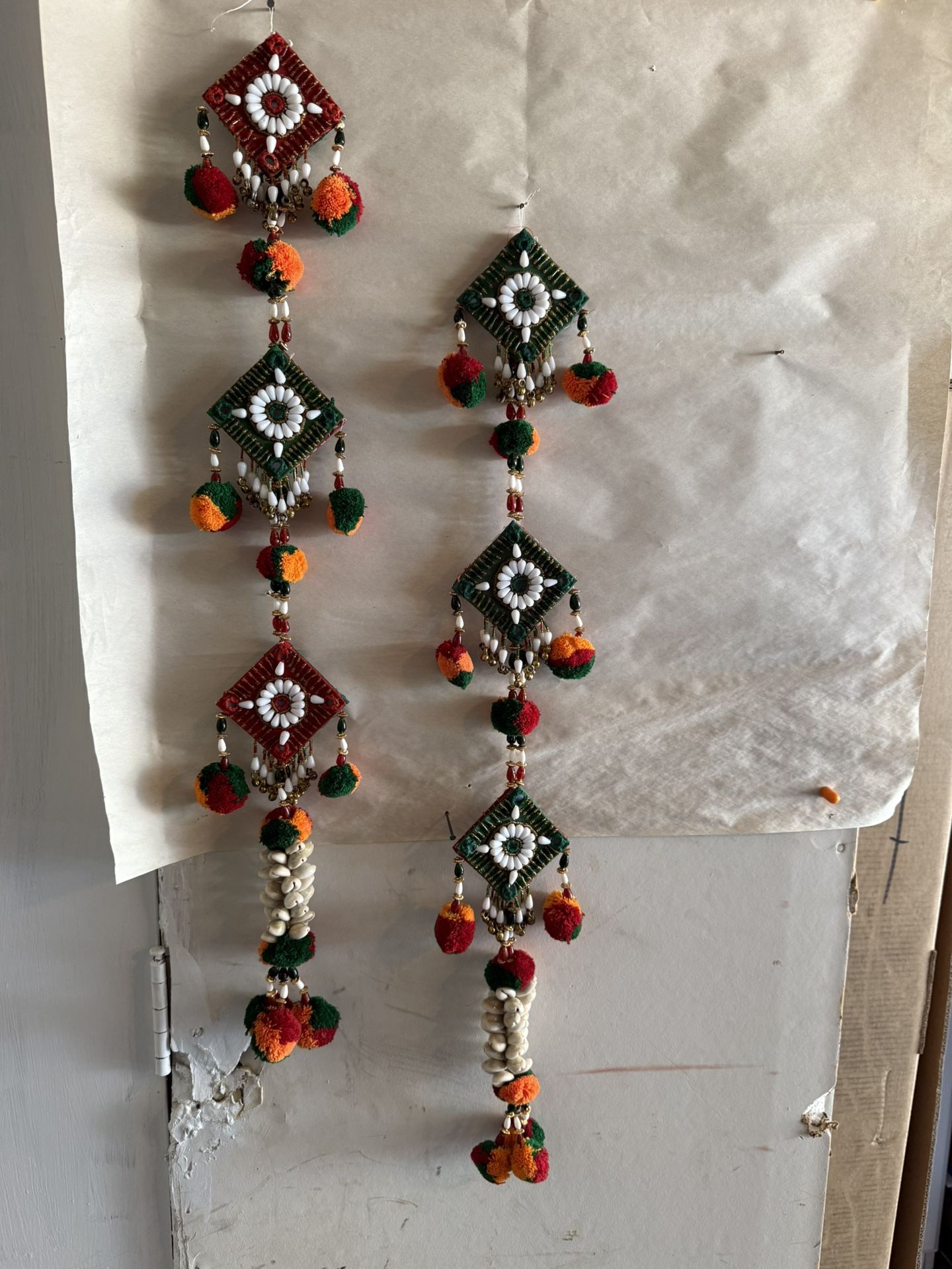 Home Decor Red & Green Hanging