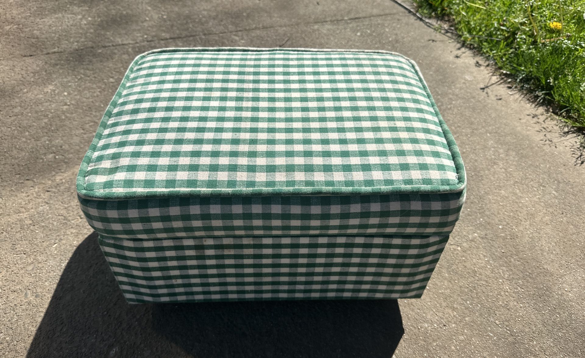 Small Ottoman With Storage