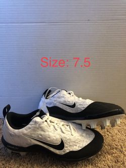 BRAND NEW! Black & White Nike Lunar Hyperdiamond Cleats