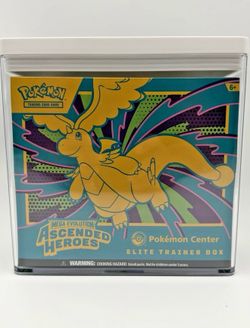 Pokemon center ascend hero elite trainer box etb sealed