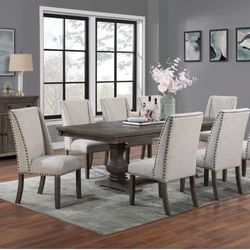 Rustic Dining Set 9 Piece Brand New