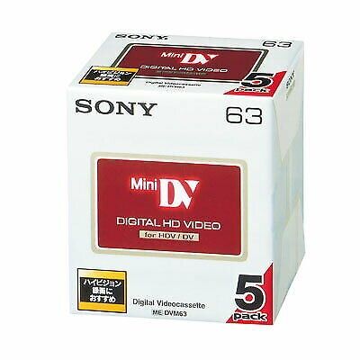 2 Sony DVM63 HD DVC Mini Tape - 5 Pack