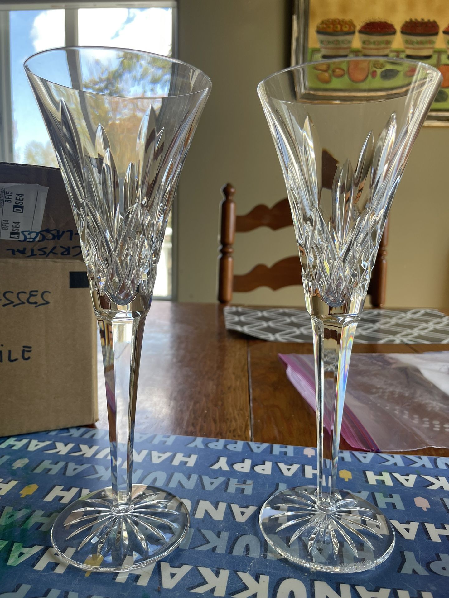 Waterford Crystal Champagne Flutes