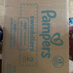 Pampers Diapers size 2 186 Count
