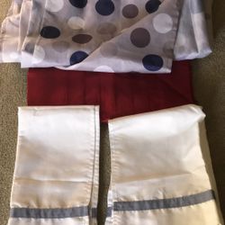 Never Used! Shower Curtain For  a Tub ! One Curtain Or Window Two Panels 28 Inches Wide 25 inches long