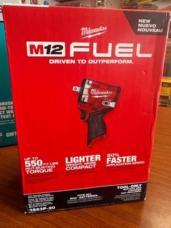Milwaukee new 1/2” stubby impact wrench M12
