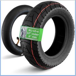 80/65-6 Scooter Tire & Tube - 10x3" Electric Scooter 