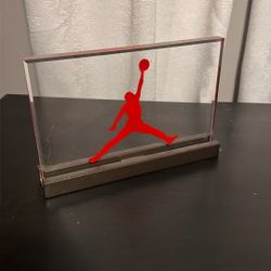 Jordan Glass Sign 