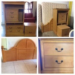 King six piece bed set