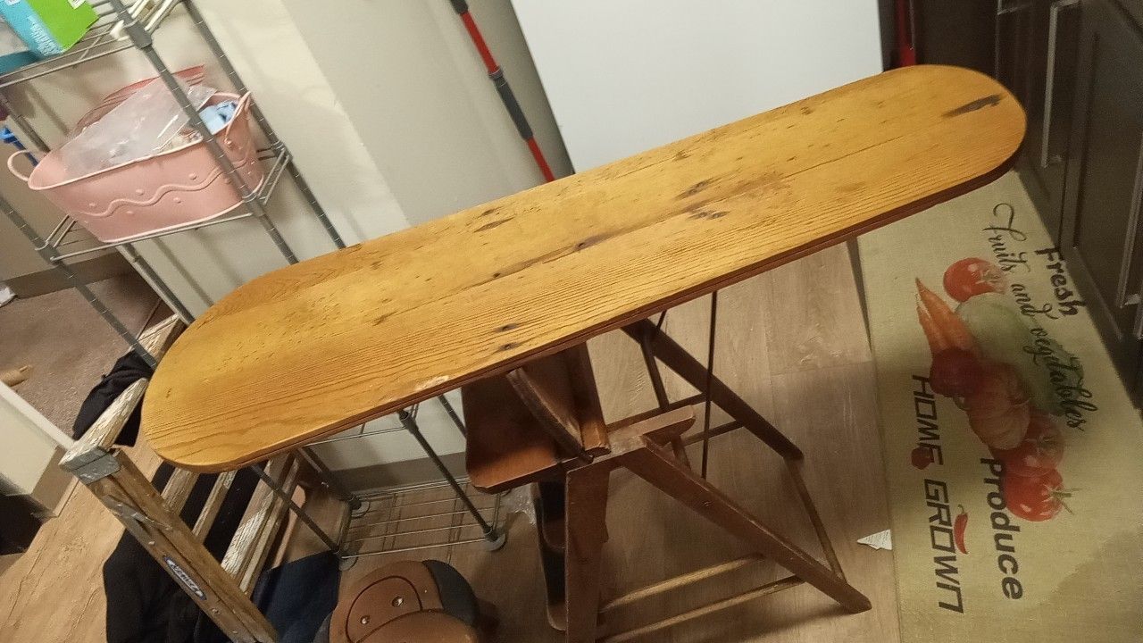 Step stool Irony boardand A Chair