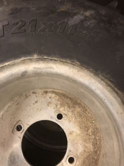 2x 21x11-8 with rim $60