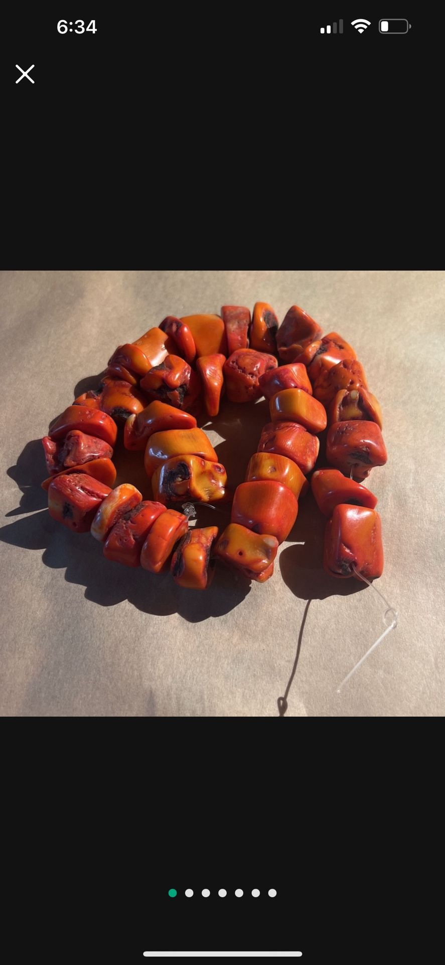 Orange Coral Polished And Unpolished 