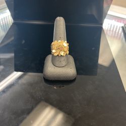 10k Nugget Ring $680