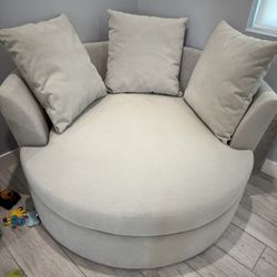 Gray Couch Velvet zGallerie Cuddler Sofa