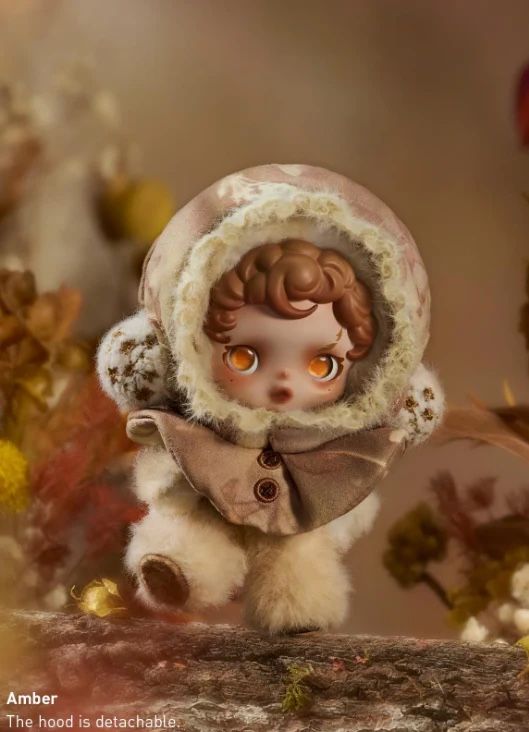 Amber SKULLPANDA L'impressionnisme Series Plush Doll From Pop Mart
