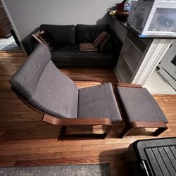 IKEA Chair And Ottoman