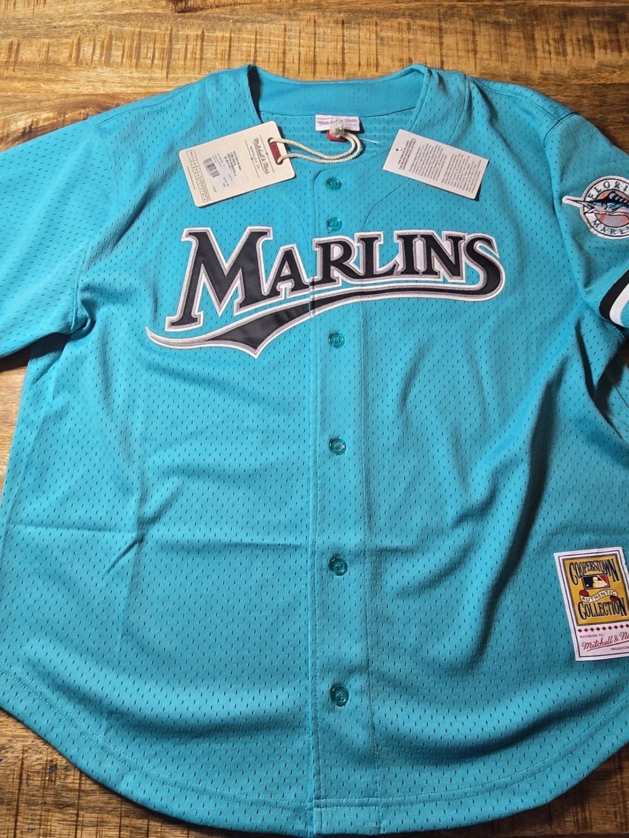 Mitchell N Ness MLB Jersey Florida Marlins Andre Dawson #8 Size XL (48)