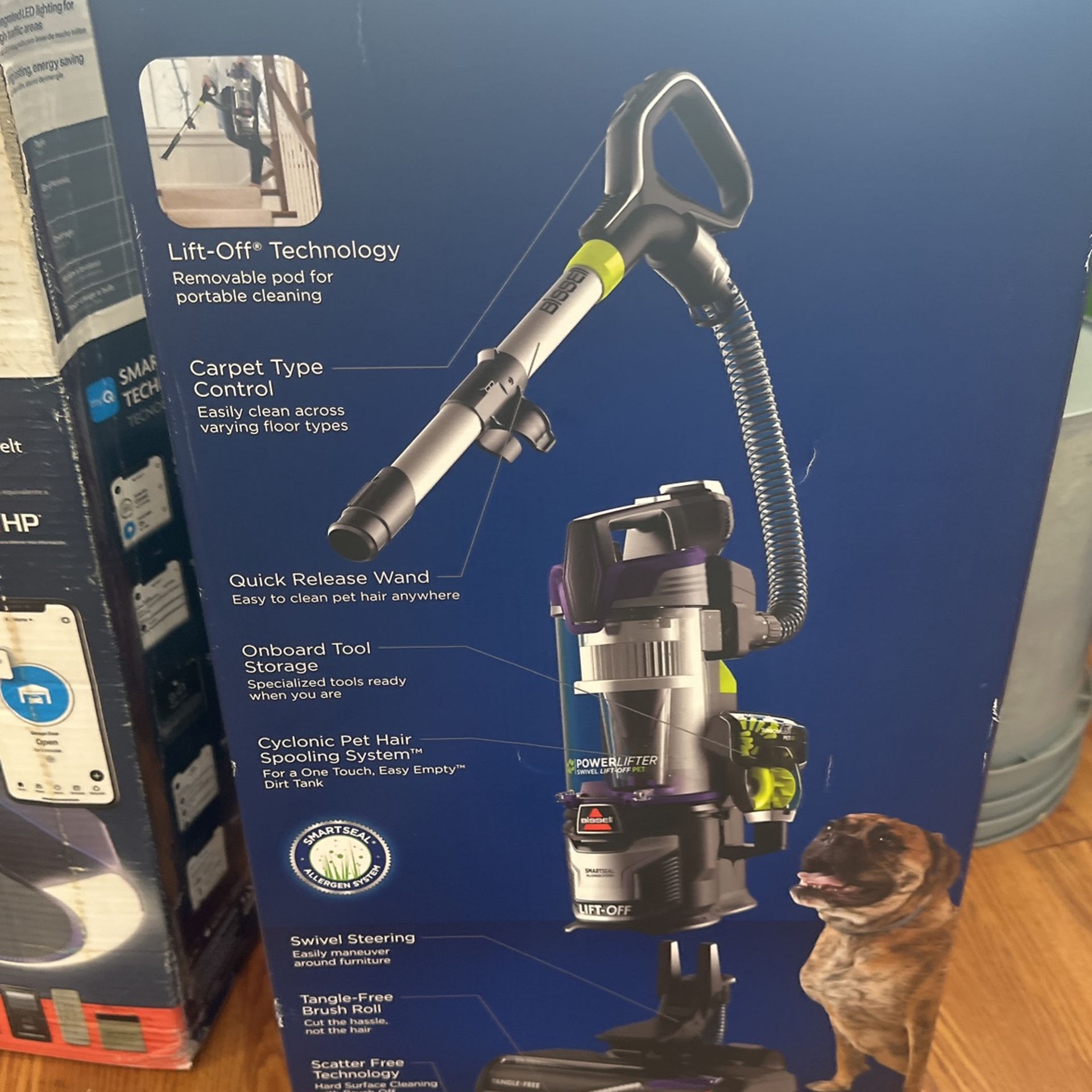 BISSELL PowerLifter Swivel Lift Off Pet Upright Vacuum 2920F Brand New