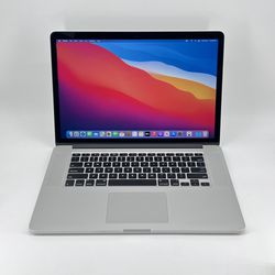 Apple MacBook Pro Retina 15-inch Quad Core i7 2.5GHz 512GB SSD 16GB RAM Big Sur