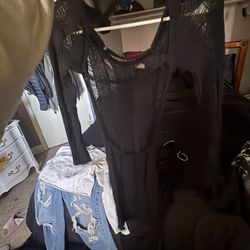 Black Cover Up And Dress