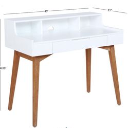 Used World market Desk With Hutch And Drawer