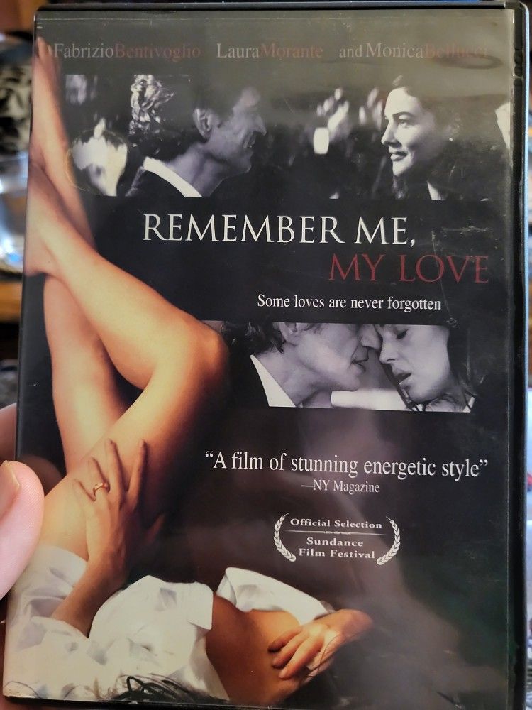 Remember Me My Love- DVD- Italian With English Subtitles- Monica Bellucci, Laura Morante,