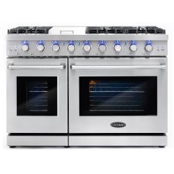 New open Box 48" Professional Style Gas Range