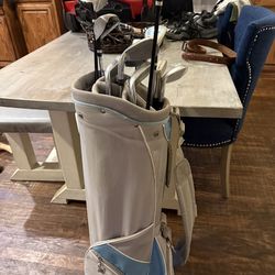 Tour logic lady golf bag and clubs