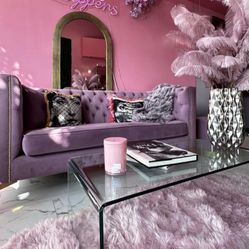 Sofa Lavander Velvet 