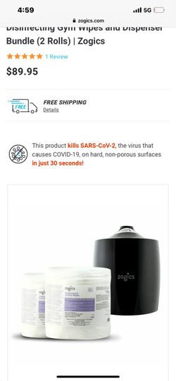 4 Sanatizing Wipes Dispenser 