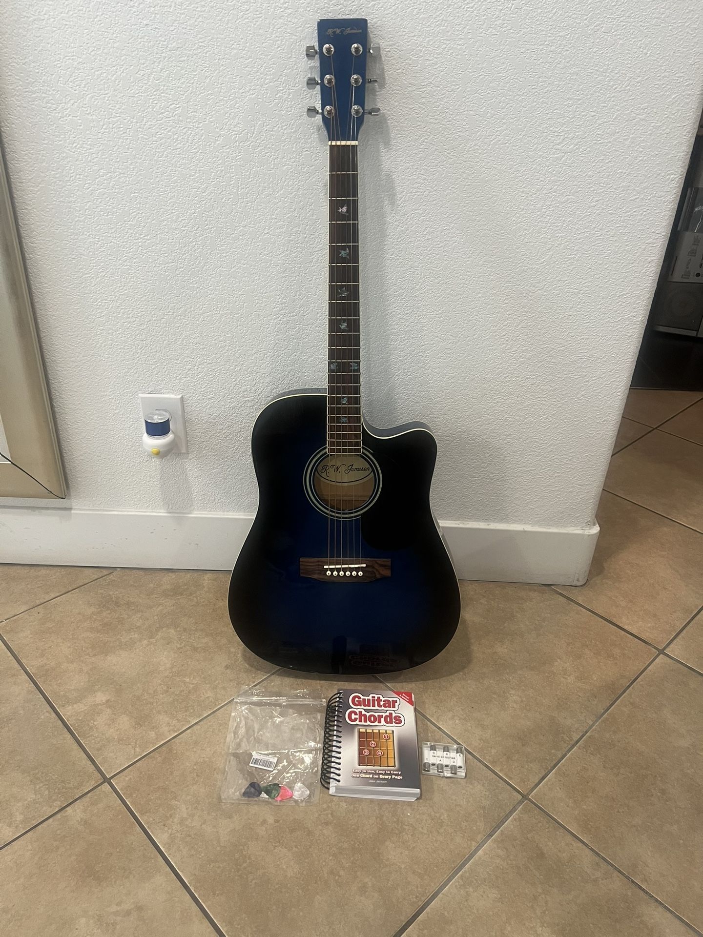 New Professional R.W Jameson  Acoustic Electric Guitar 