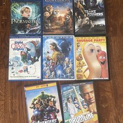 Kids Cartoons And Movies DVD’s, Price From $3-$5 Each. Discount For Lot 