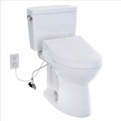 TOTO Drake 2-piece Elongated Toilet with C5 Washlet Bidet Seat