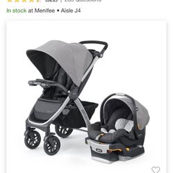 Chicco Bravo Car seat And Stroller