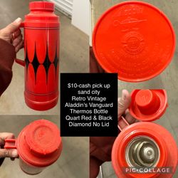 $10 Retro Vintage Aladdin's Vanguard Thermos Bottle