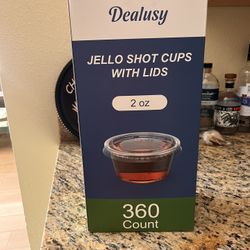 Jello Shot Cups W Lids