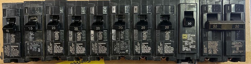 Siemens breakers QP