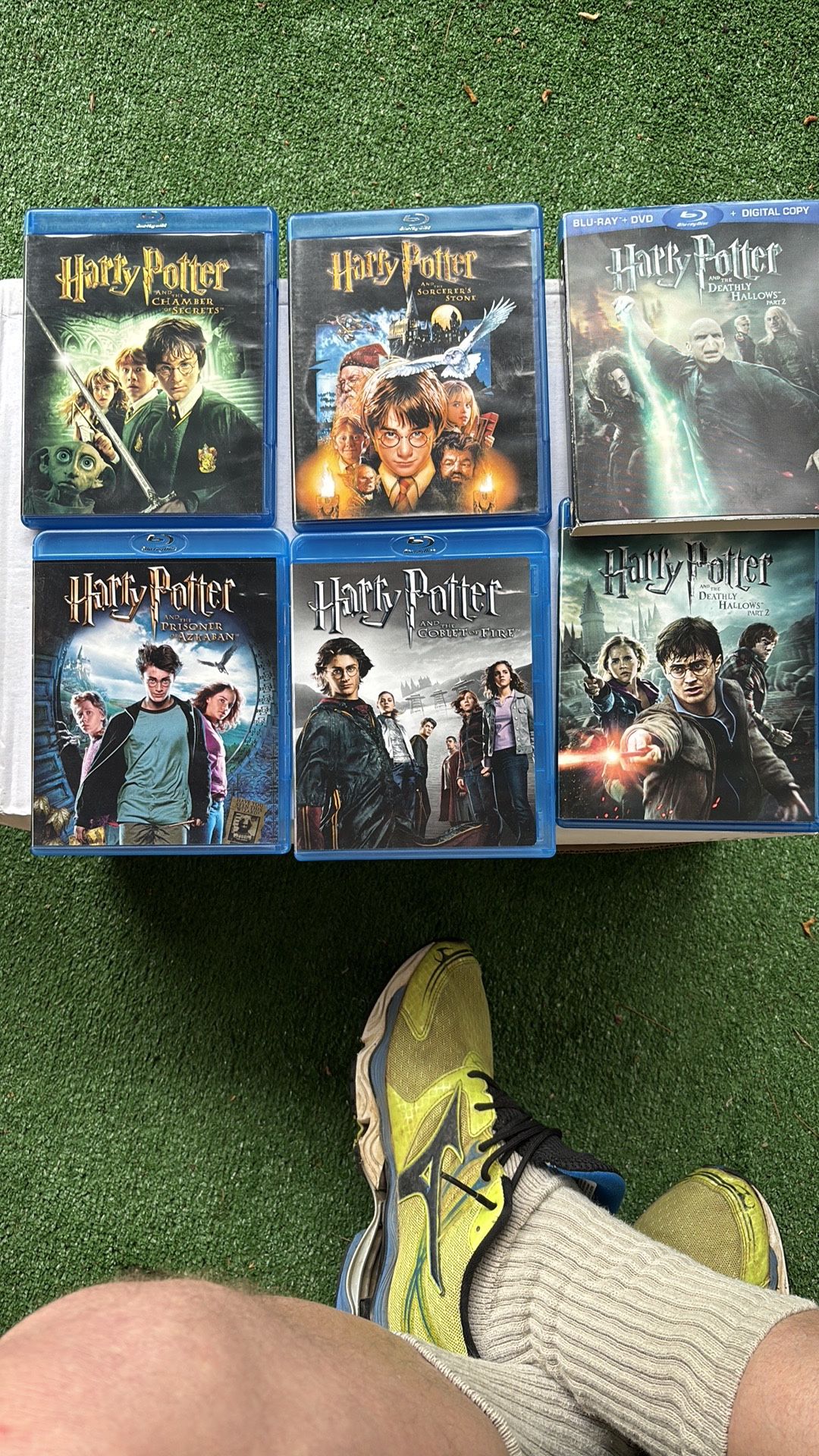 Harry Potter Blu-Ray Movie Lot.