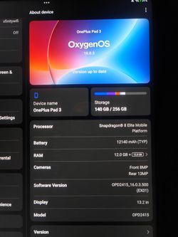 OnePlus Pad 3 Tablet