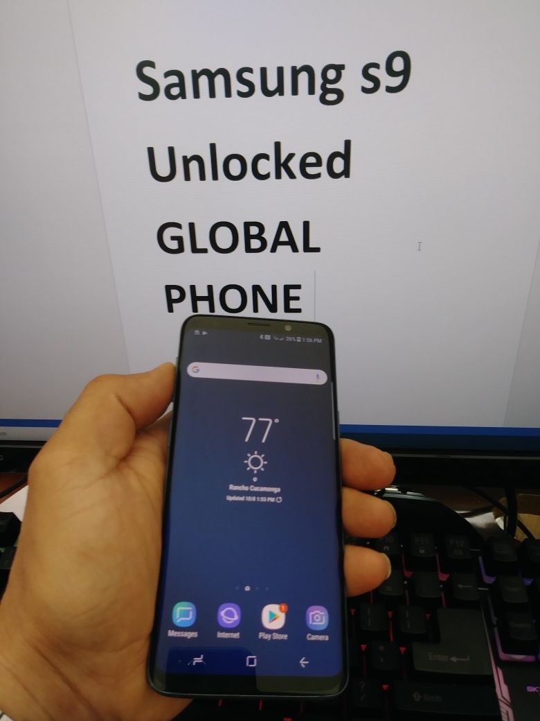 Samsung galaxy s9 global phone UNLOCKED Tmobile metro sprint