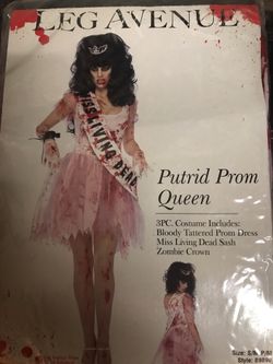 Zombie Prom Queen New Size S/M