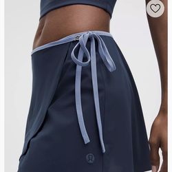 New lululemon Wrap-Front Mid-Rise Tennis Skirt, sz L