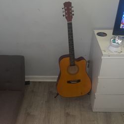 Guitar With Stand
