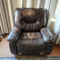 Leather Recliner 