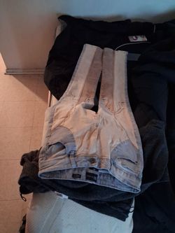 Light Wash Distressed Denim Jeans